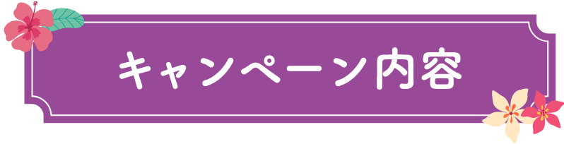 キャンペーン内容