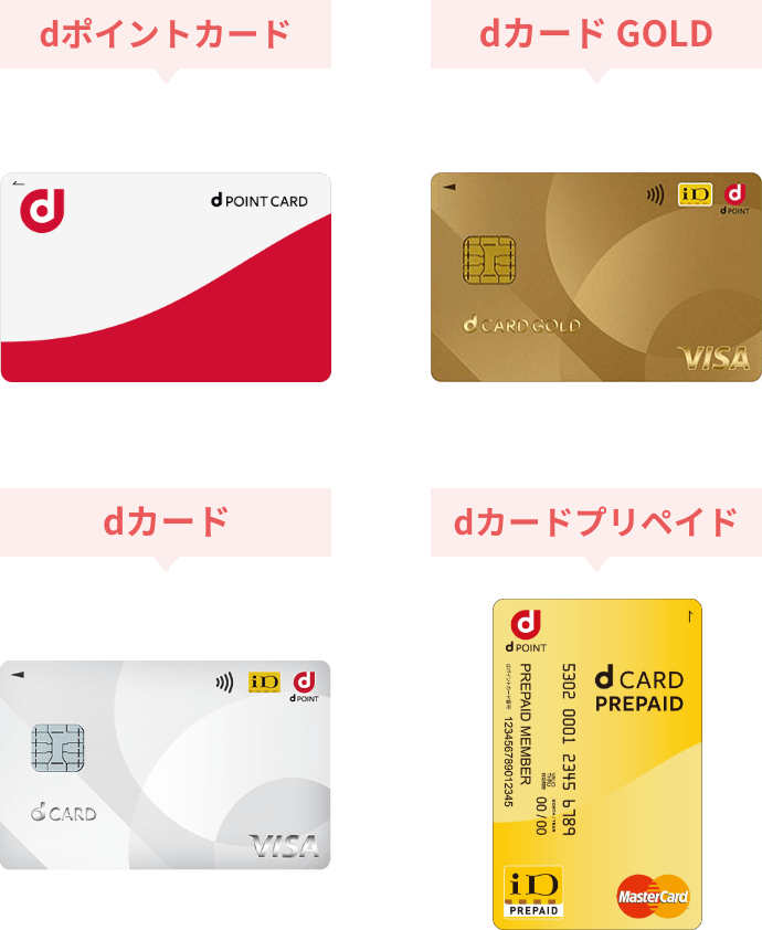 ご利用可能カード：dポイントカード / dカード GOLD / dカード / dカードプリペイド
